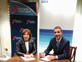 imagen de SOGARPO y BBVA firman un convenio de colaboración financiera