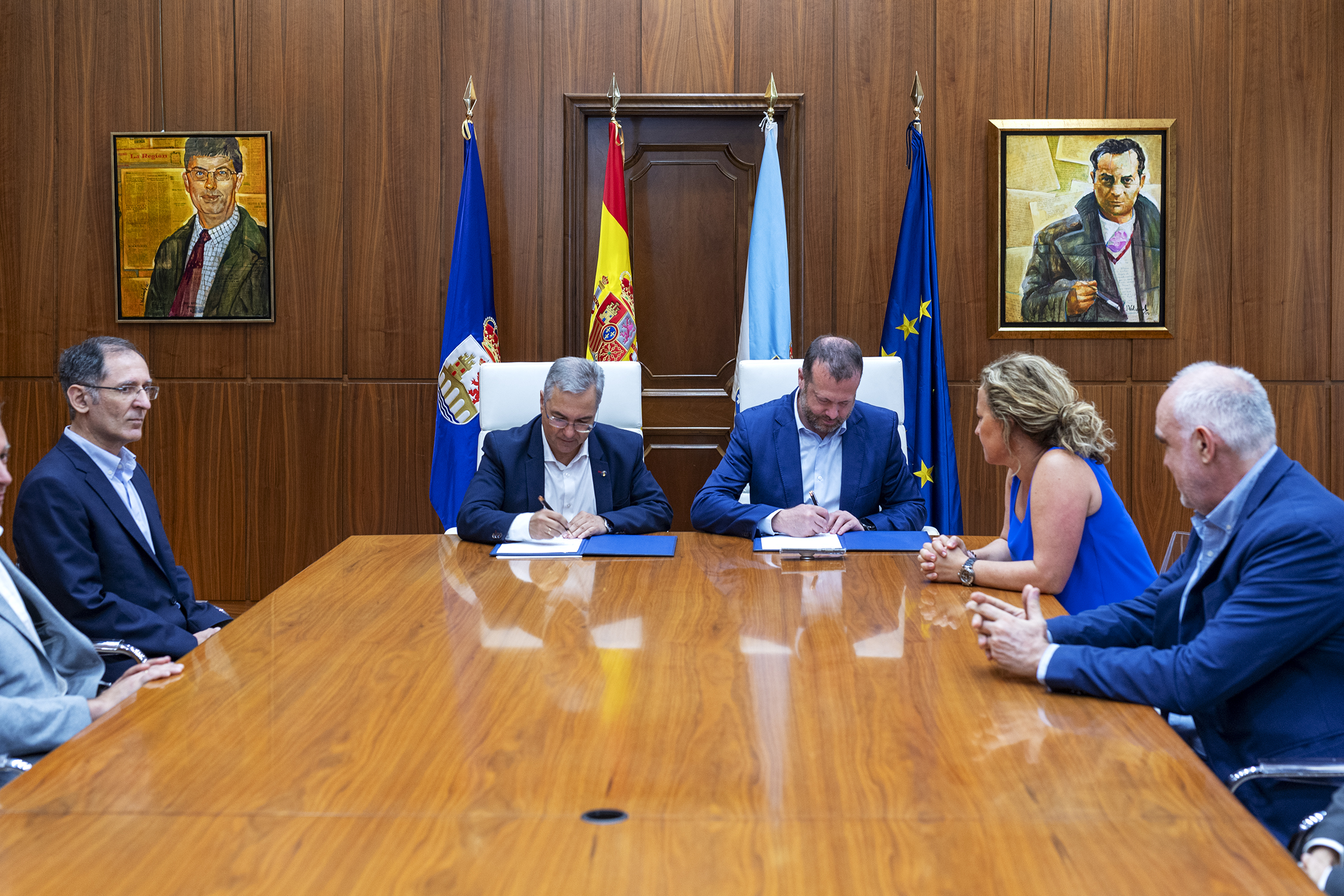 imagen de Sogarpo amplía el convenio con la Diputación de Ourense para mejorar el acceso a financiación de pymes y autónomos de la provincia